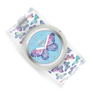 Butterfly Bash Watchitude Kids Slap Watch