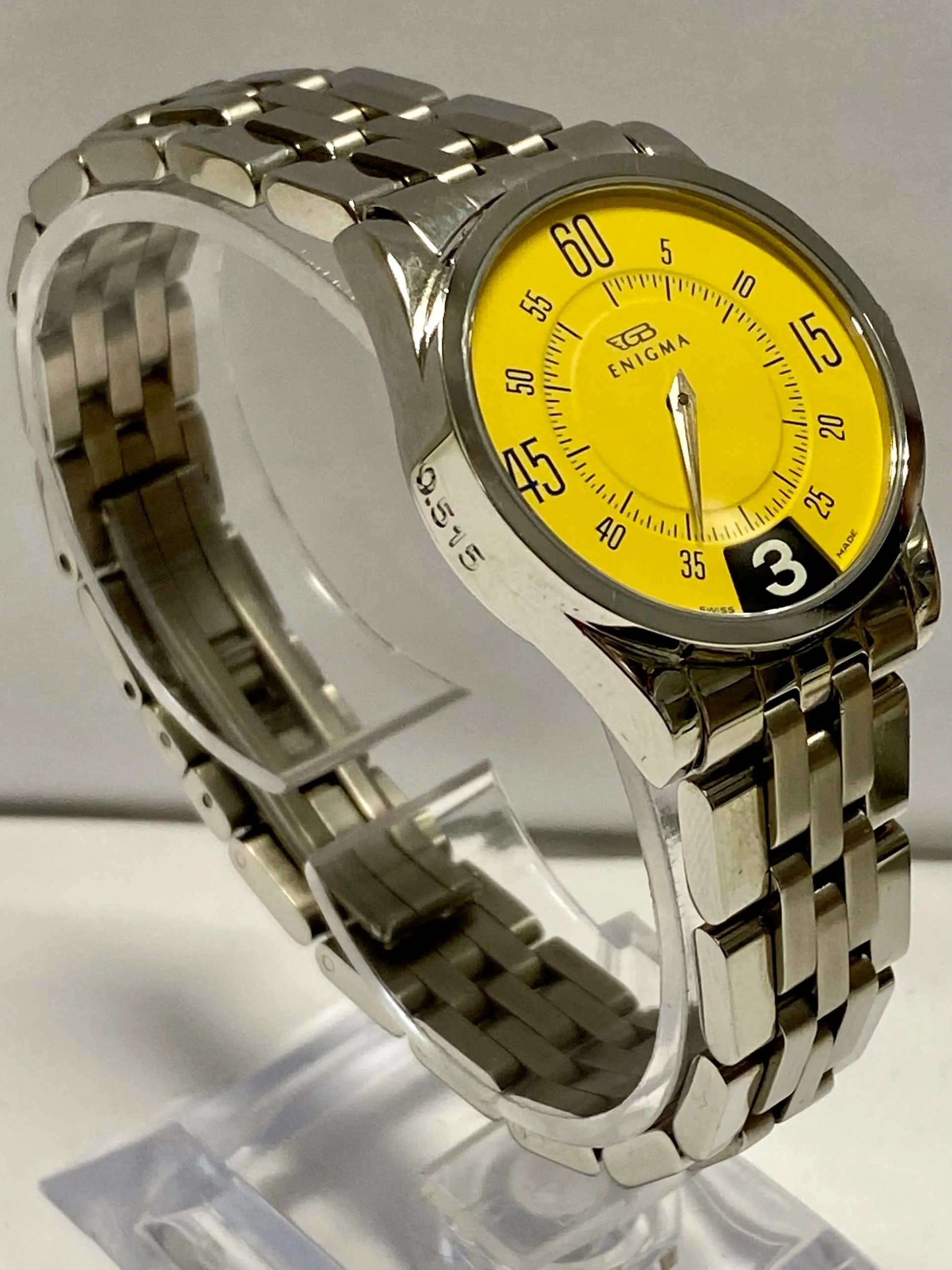 BVLGARY Enigma By Gianni Bulgari SS Unisex Very Unique Watch - $8K APR w/ COA!