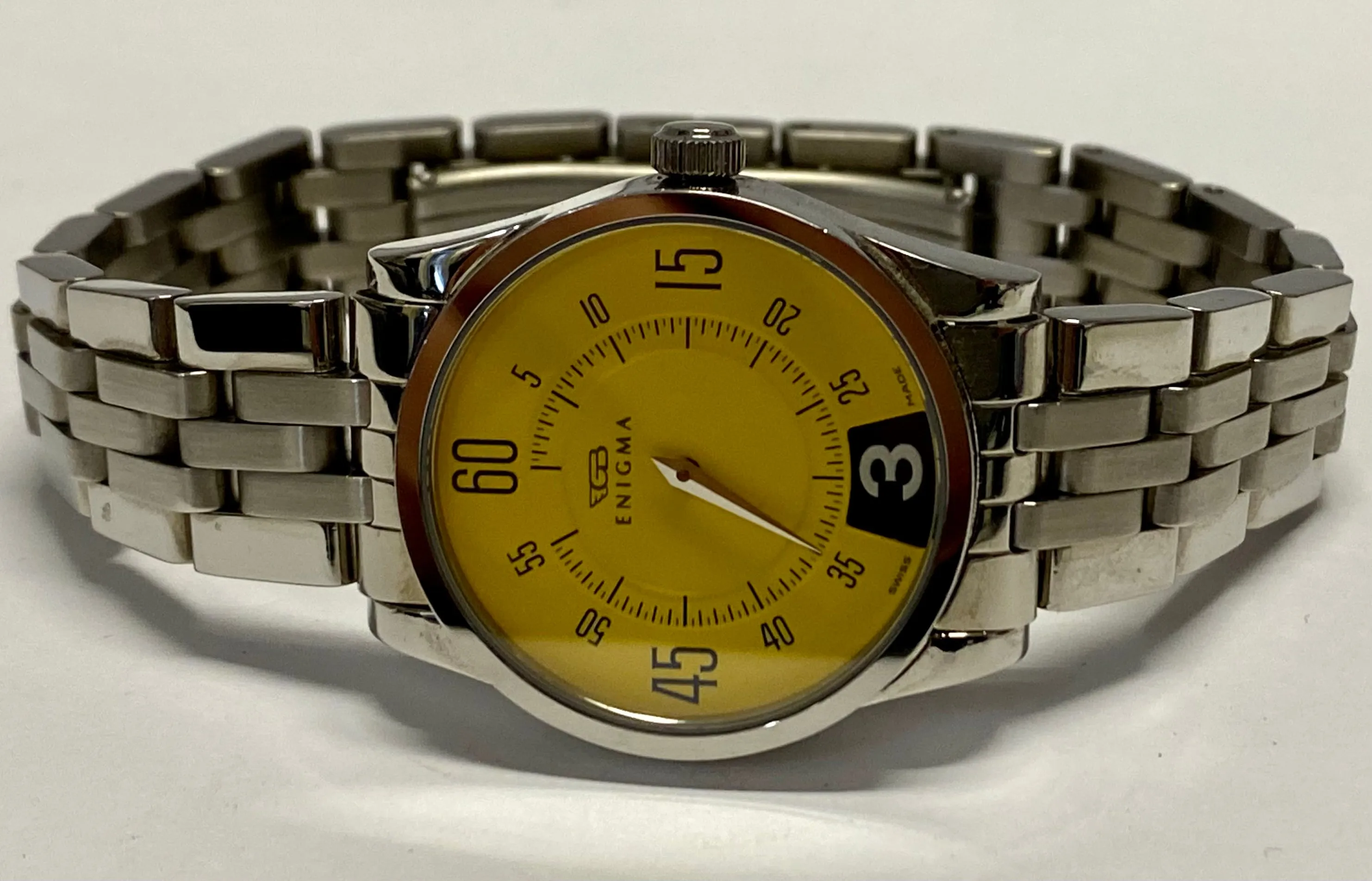 BVLGARY Enigma By Gianni Bulgari SS Unisex Very Unique Watch - $8K APR w/ COA!