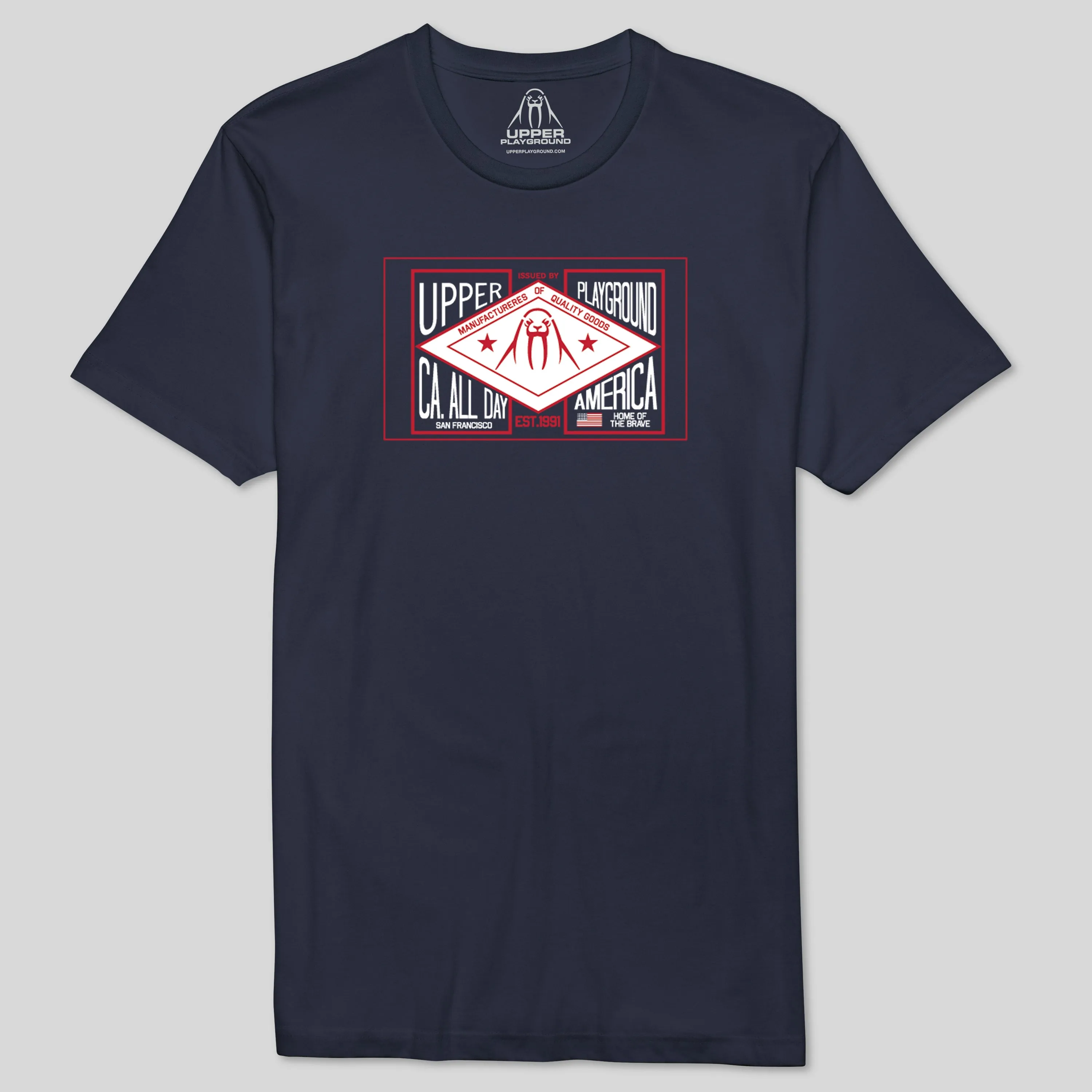 CA ALL DAY - PATRIOT SPECIAL IN BLUE MEN'S  TEE
