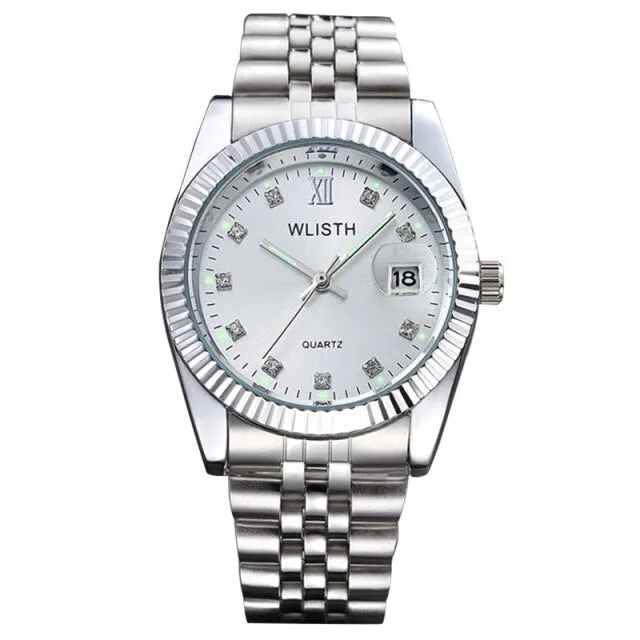 calendar steel band men's watch women's watch couple Watch
