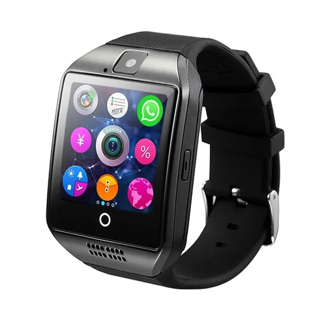 Camera Q18 Bluetooth SIM TF Card Slot Fitness Activity Tracker Sport Watch For Android