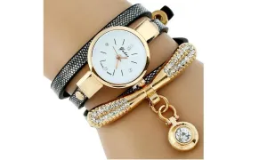 Casual PU Leather Ladies Watch