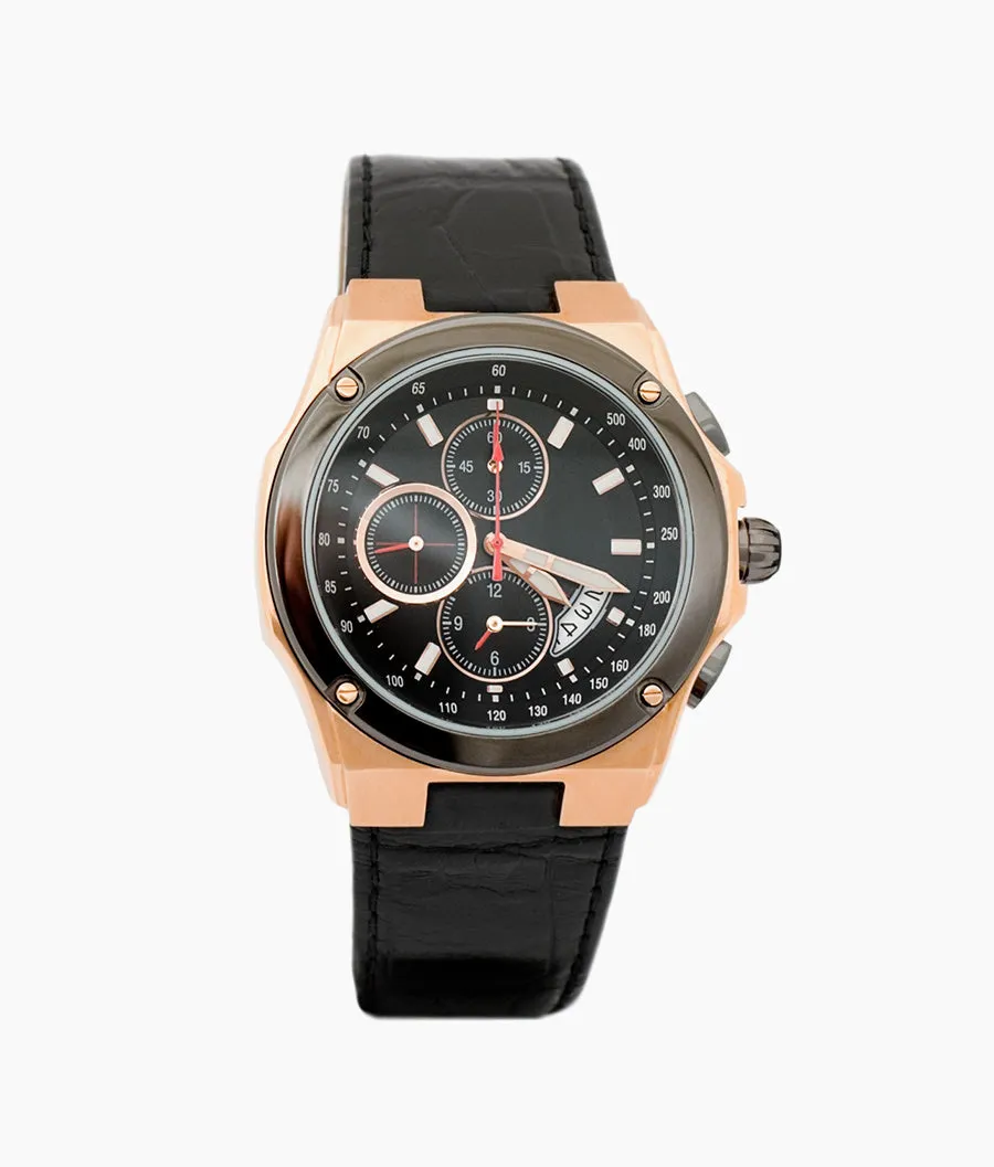 Classic Roman Black Dial