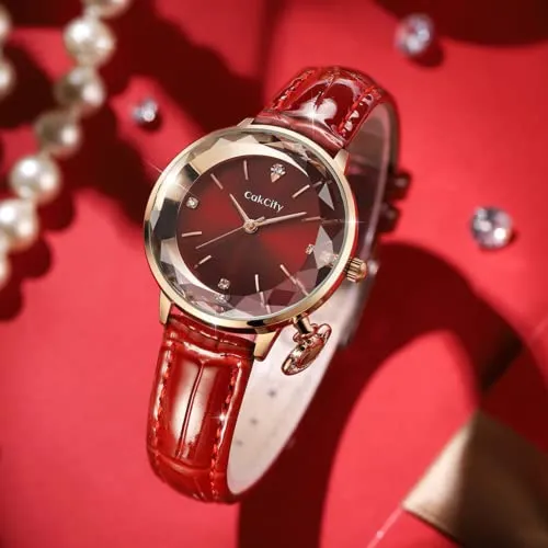 Classic Women Cute Fancy Bling Prismatic Diamond Watch