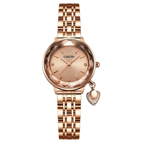 Classic Women Cute Fancy Bling Prismatic Diamond Watch