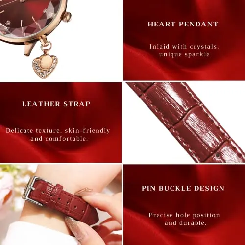 Classic Women Cute Fancy Bling Prismatic Diamond Watch