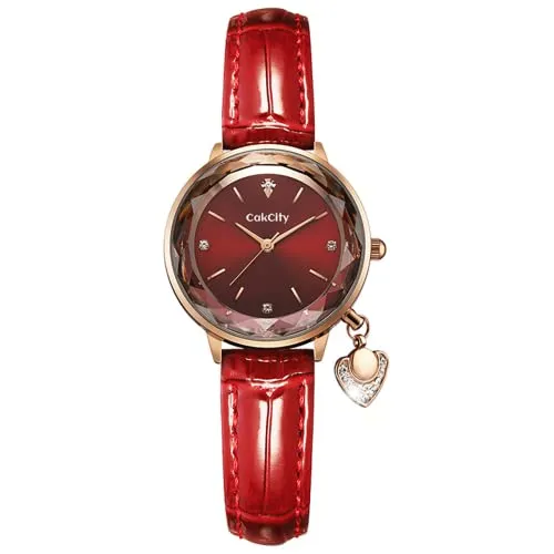 Classic Women Cute Fancy Bling Prismatic Diamond Watch