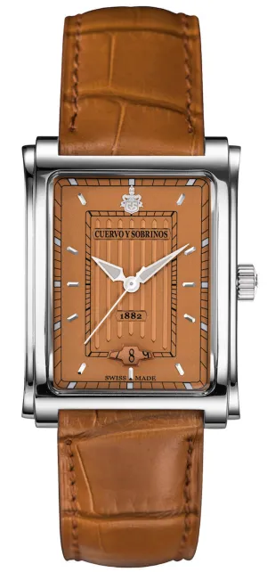 Cuervo y Sobrinos Watch Prominente Caramelo