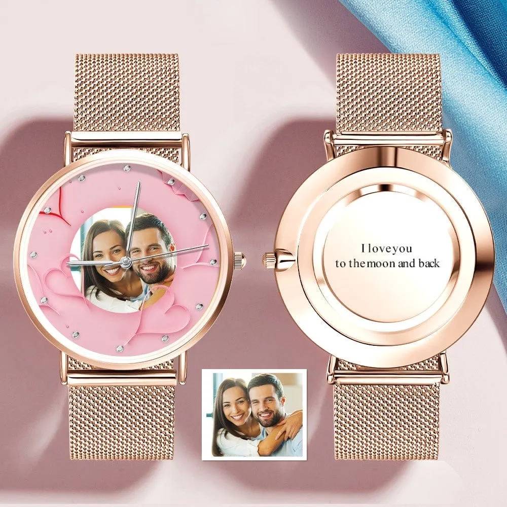 Customized Watches with Pictures Valentine's Day Gifts for Her