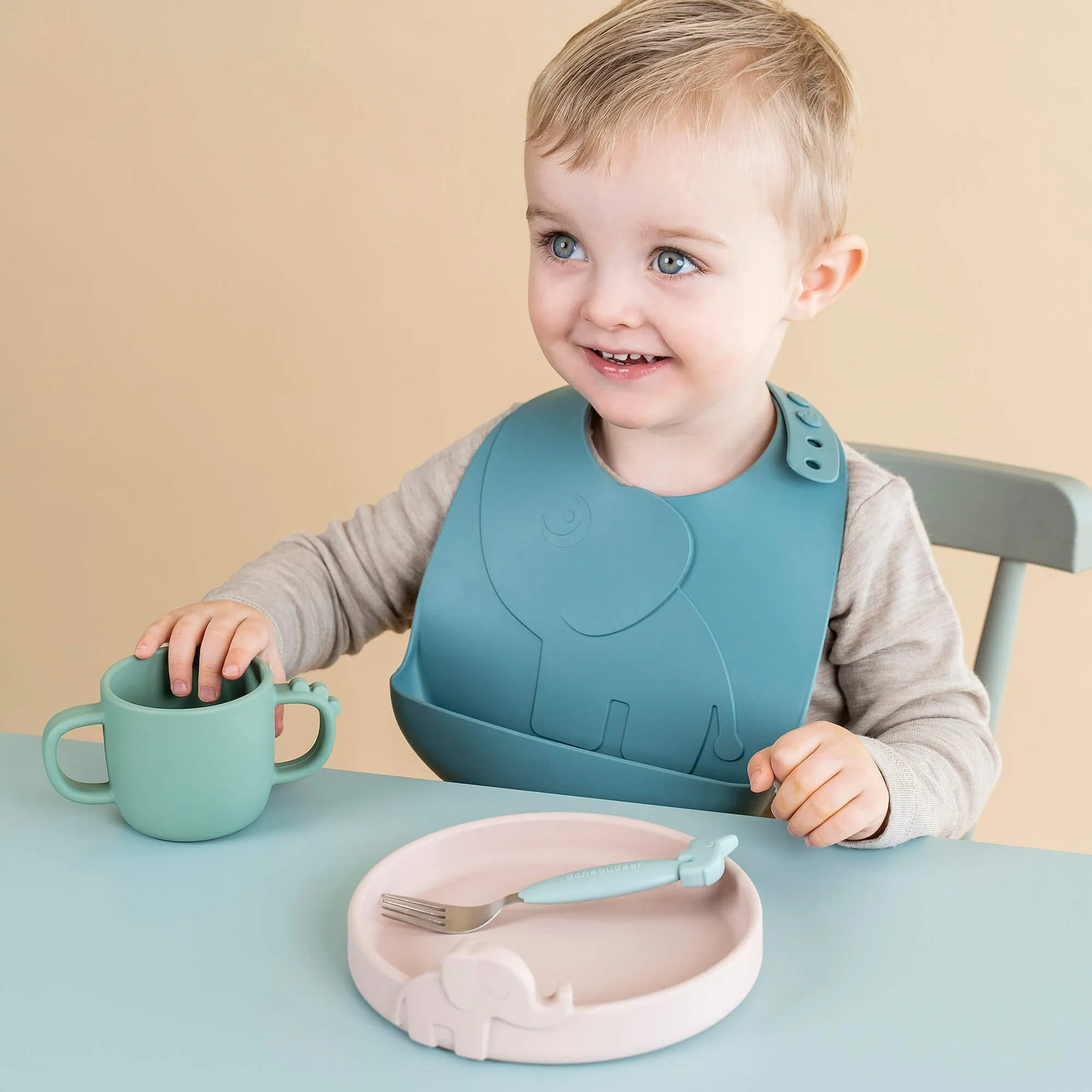 Done by Deer Silicone Elphee Bib 2 Pack