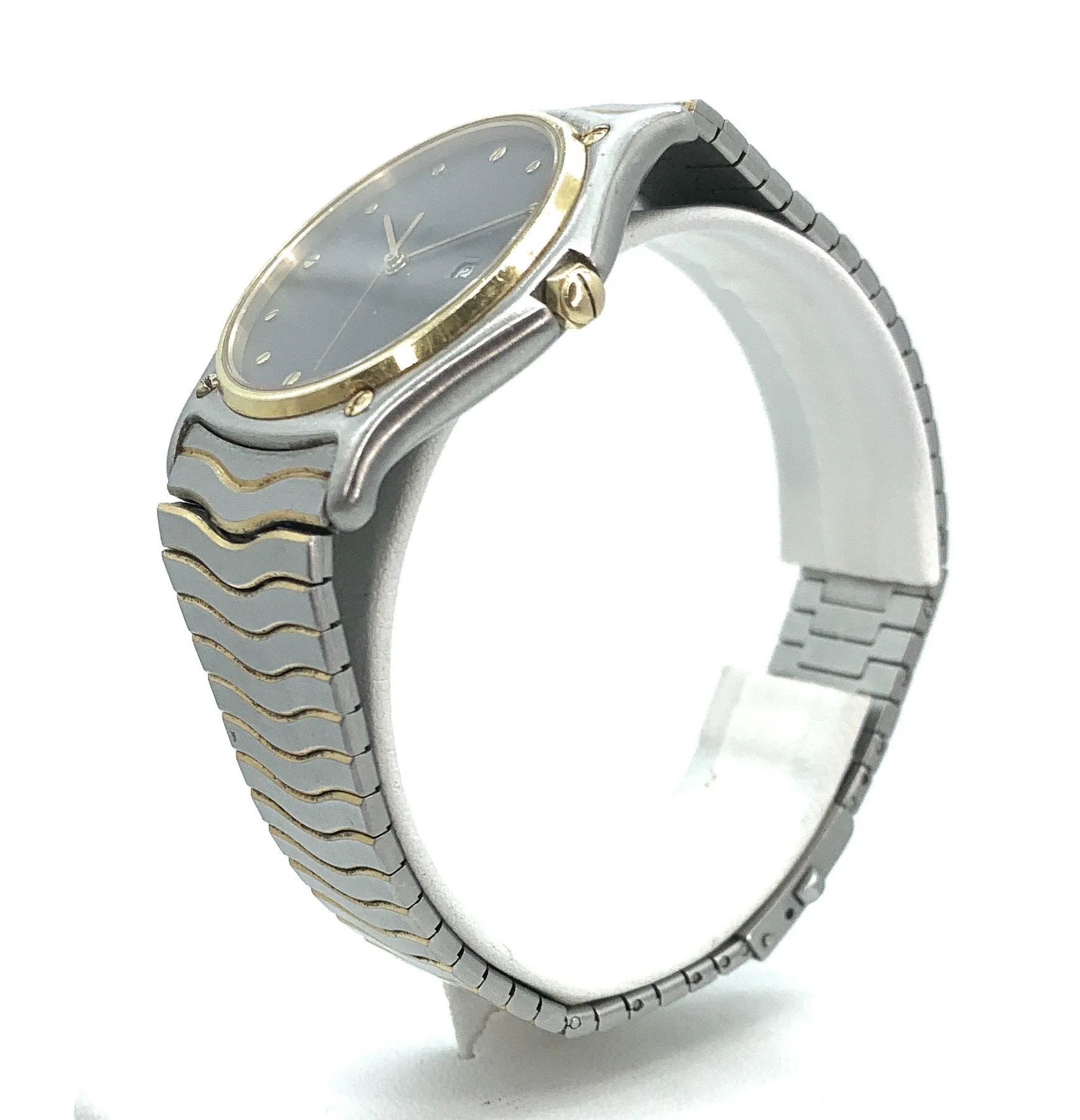 Ebel Sport Classic 183903 Stainless Steel 18k Gold 37mm Date Watch