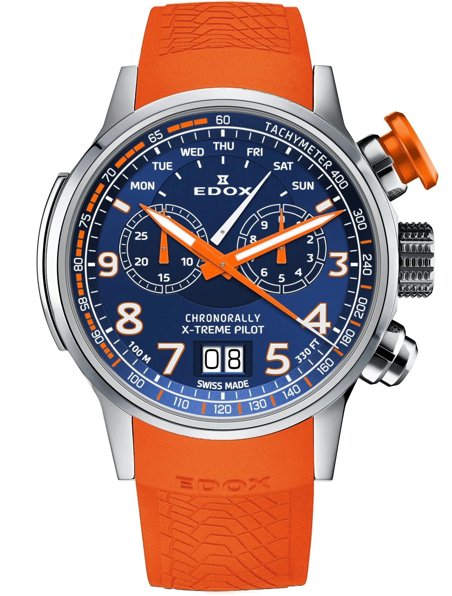 Edox Chronorally Quartz Chronograph Titanium