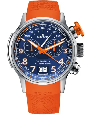 Edox Chronorally Quartz Chronograph Titanium