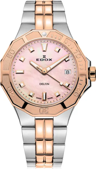 Edox Watch Delfin Diver Date Lady