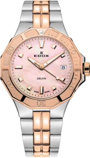Edox Watch Delfin Diver Date Lady