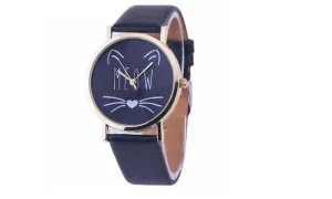 Fashion Casual Cat Pattern wristwatch