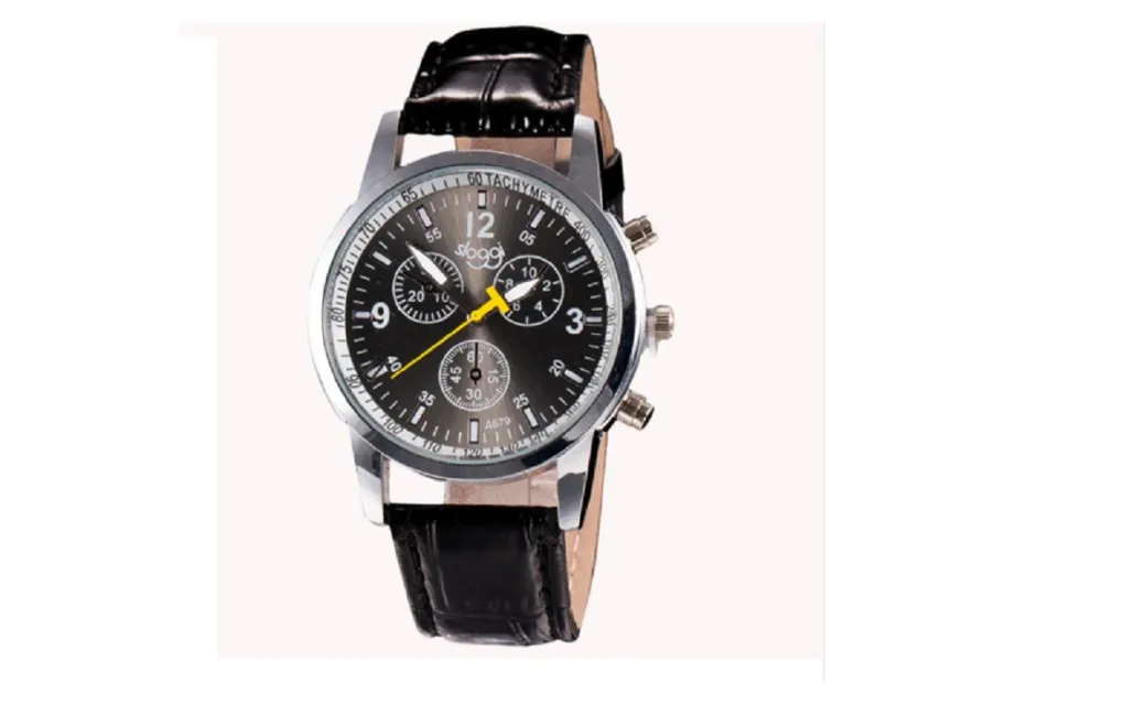 Fashion Crocodile Faux Leather Mens Analog Watch Wrist Watch