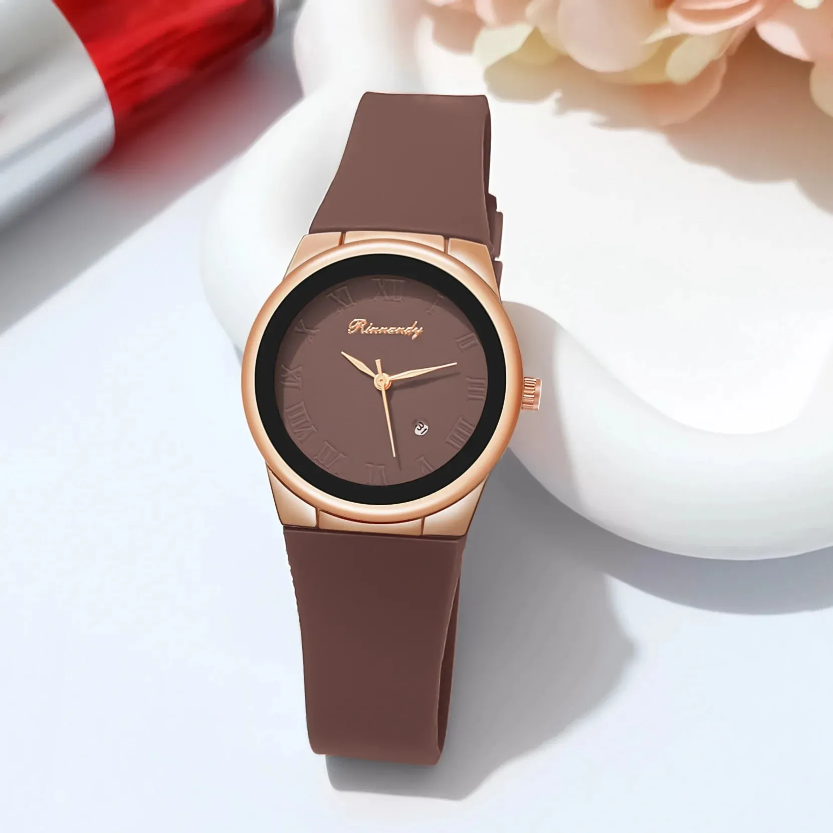 Fashion Watches Women Quartz Watch Sports Silicone Strap