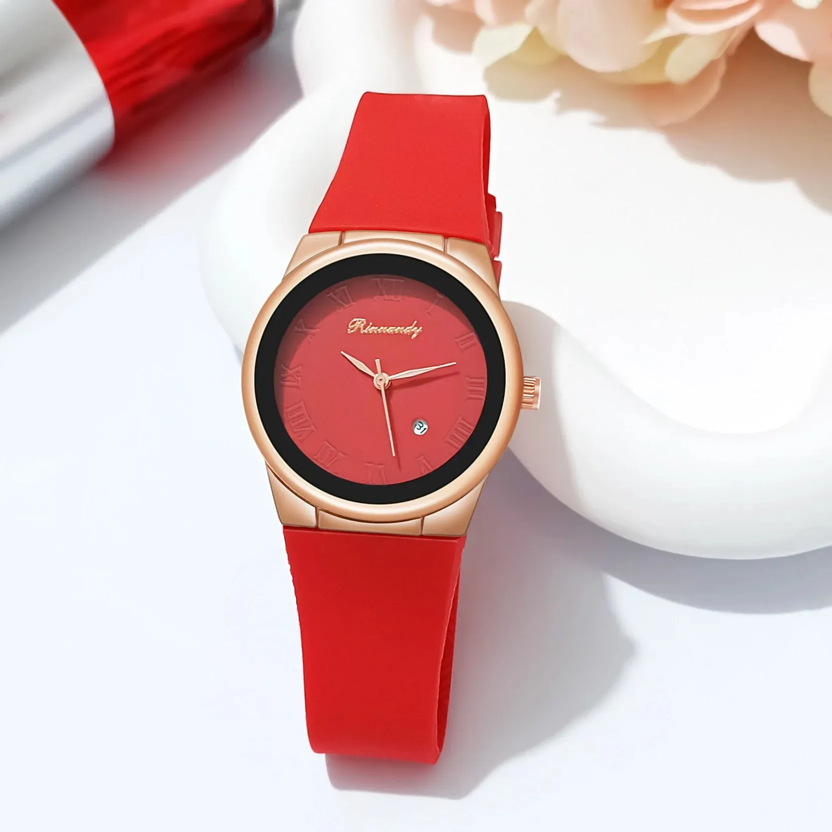 Fashion Watches Women Quartz Watch Sports Silicone Strap