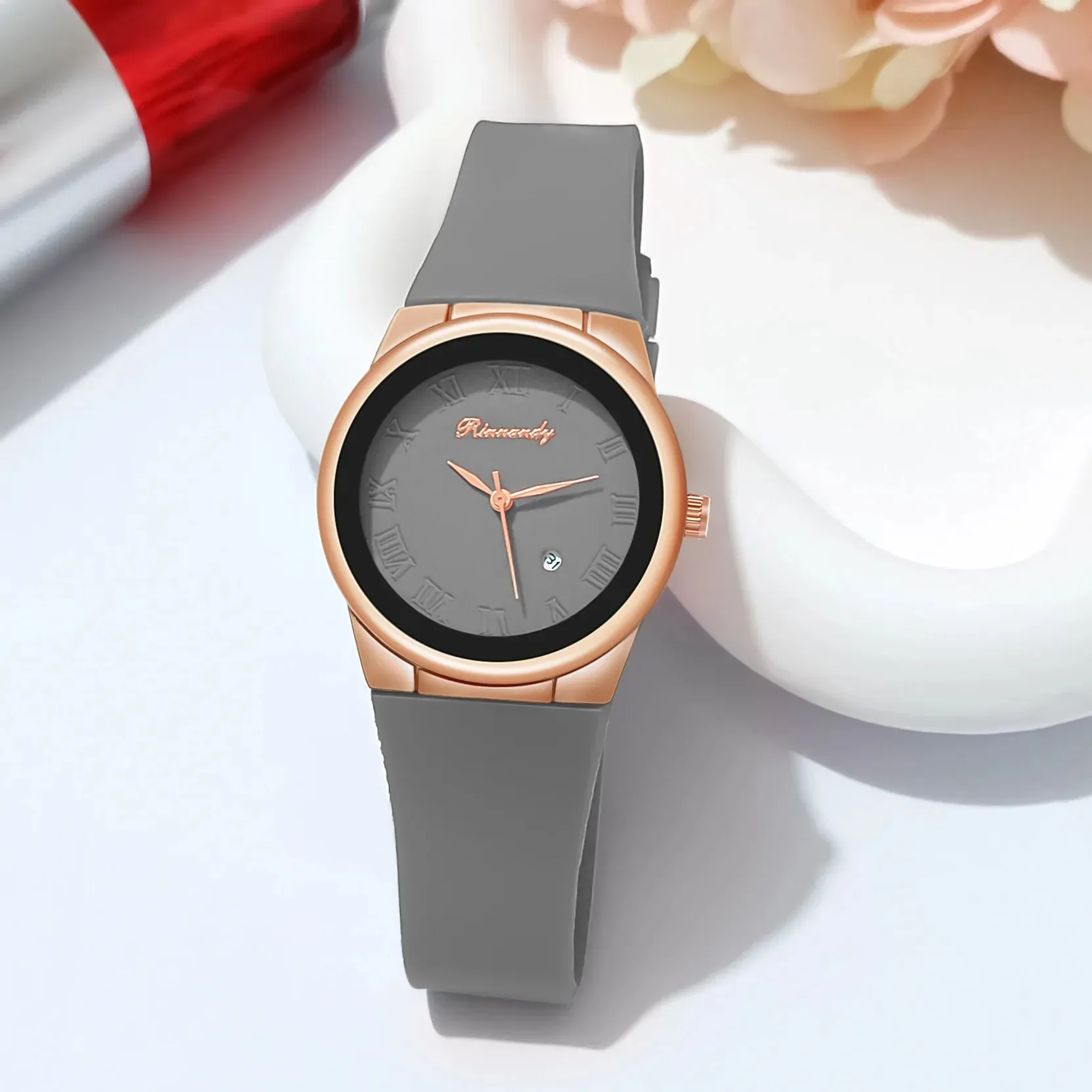 Fashion Watches Women Quartz Watch Sports Silicone Strap