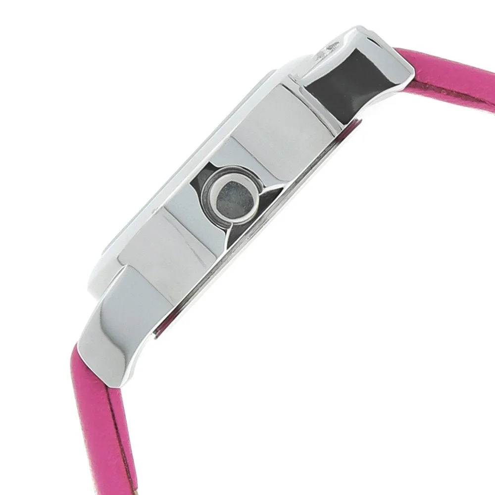 Fastrack Quartz Analog White Dial Leather Strap Watch for Girls-NP6088SL01