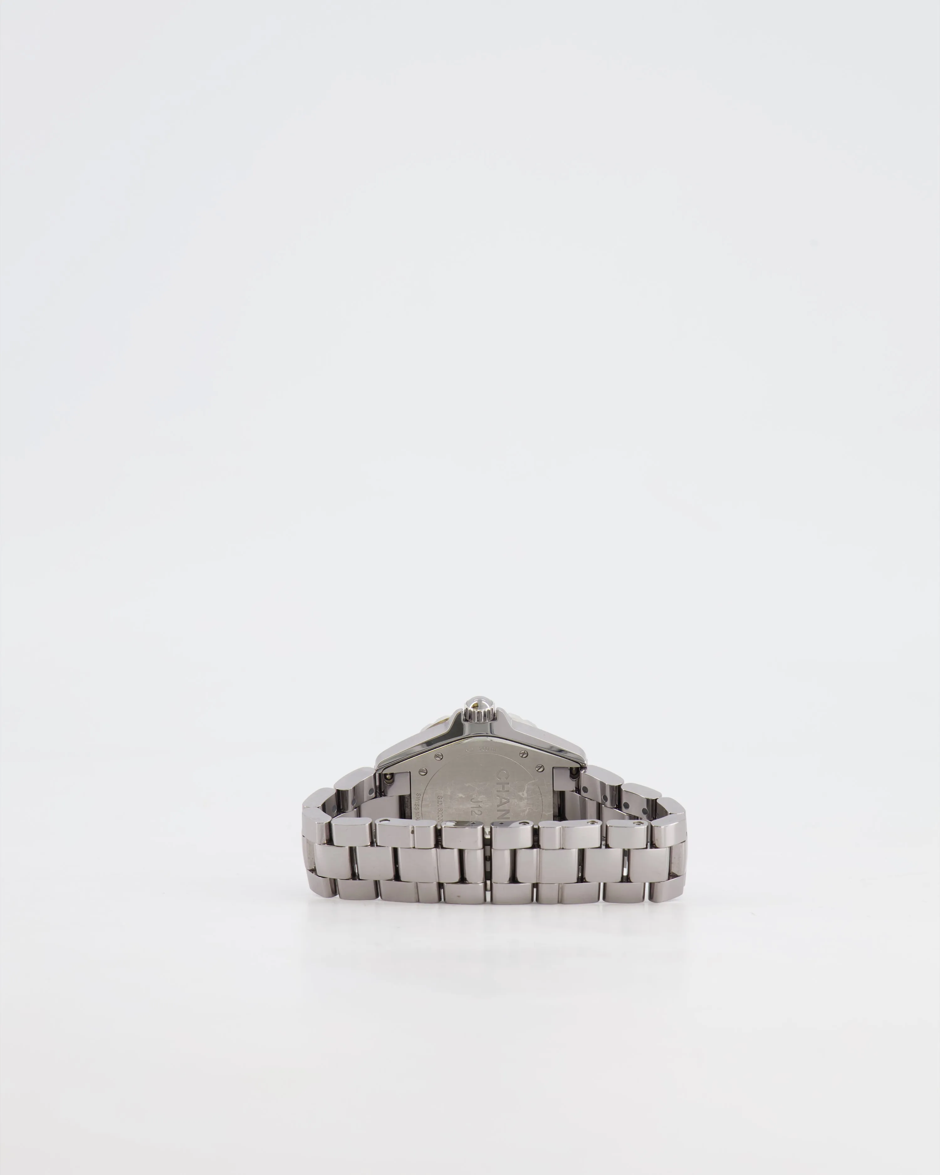 *FIRE PRICE* Chanel Silver Ceramic Steel J12 Watch 38mm