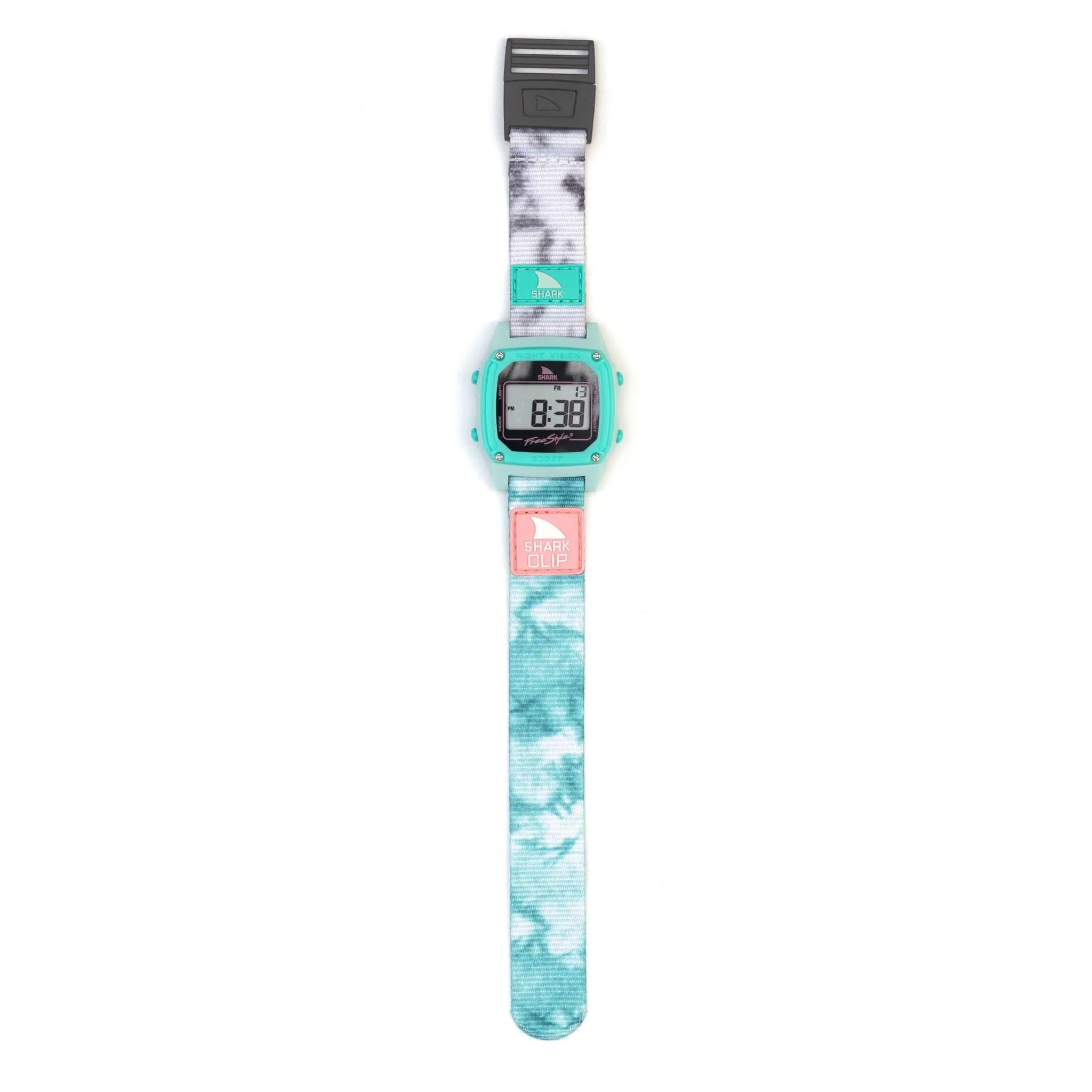 Freestyle Shark Classic Clip Tie Dye Aqua Cloud