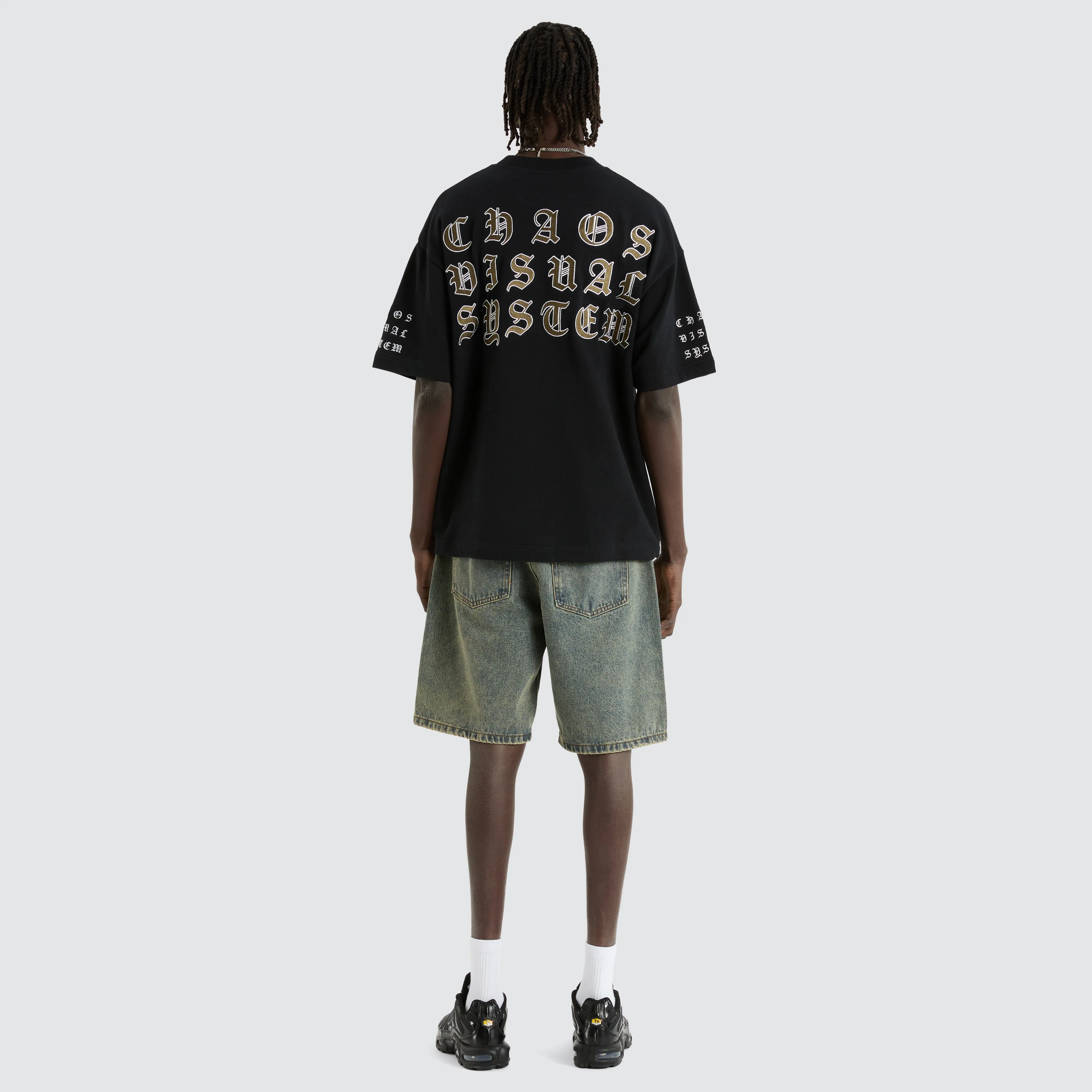 Garden Loopback Street Tee Anthracite Black