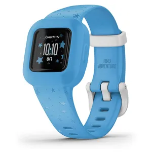 Garmin vivofit Fitness Tracker for Kids Swim Friendly Blue Stars Silicone Band Smart Watch - 010-02441-22