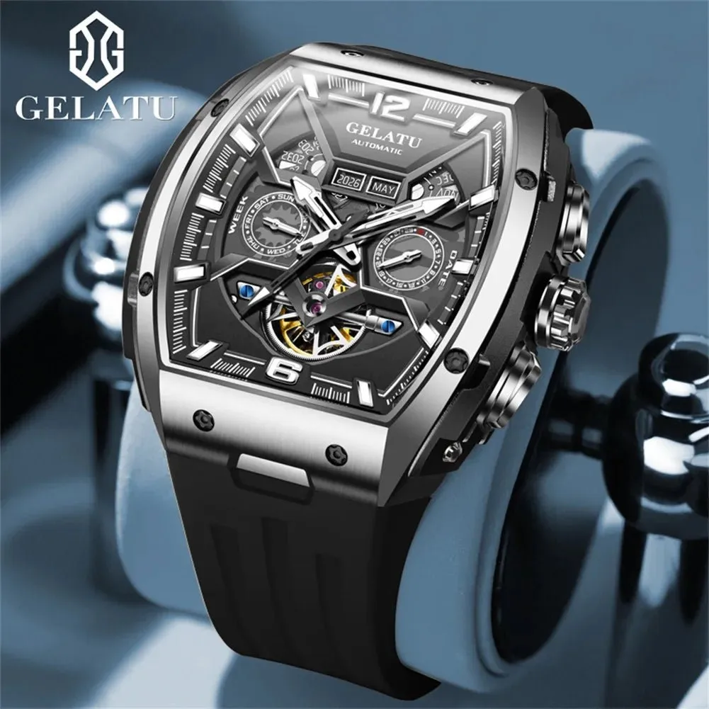 GELATU 6013 Hot Selling Exclusive movement design Mechanical Tourbillon Watch