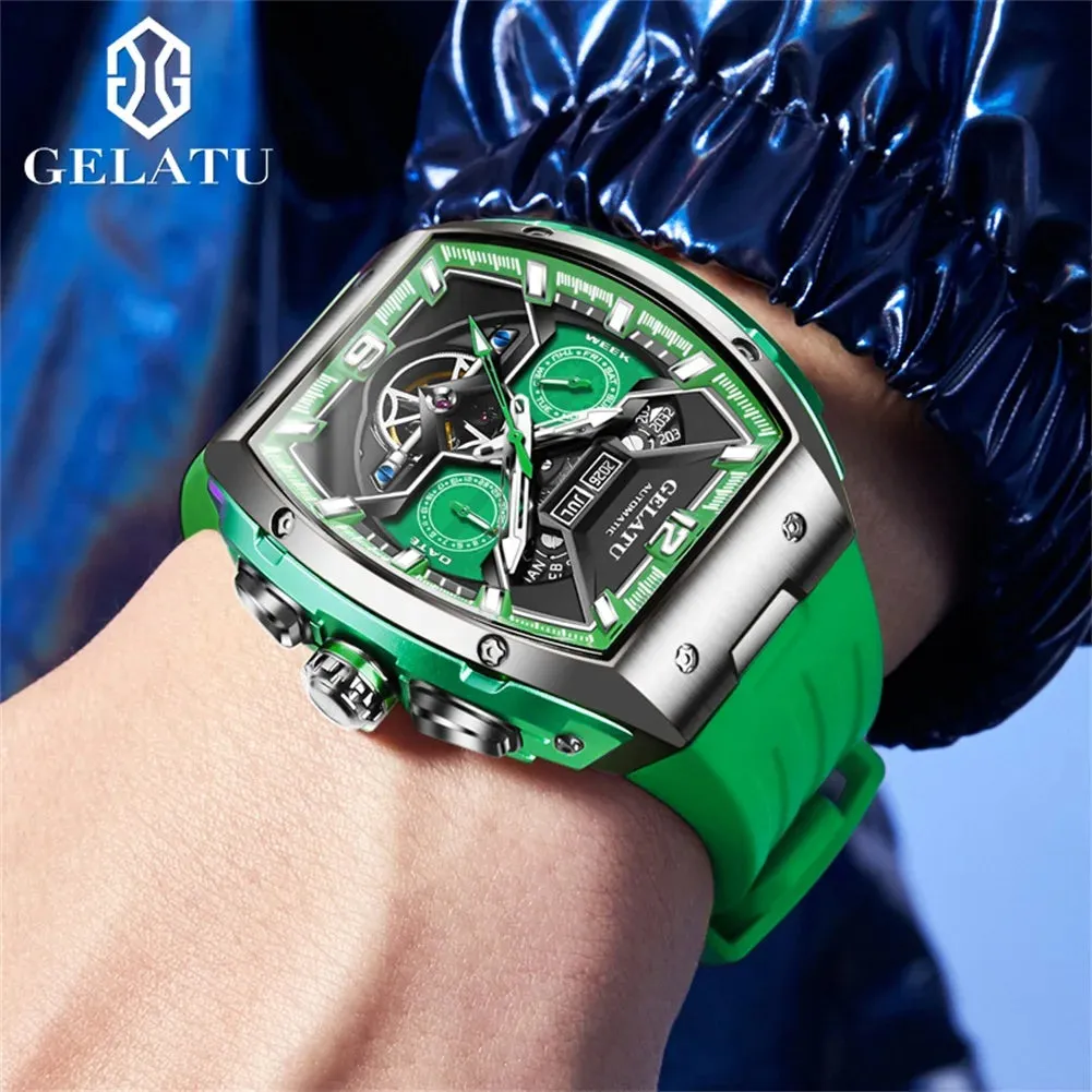 GELATU 6013 Hot Selling Exclusive movement design Mechanical Tourbillon Watch