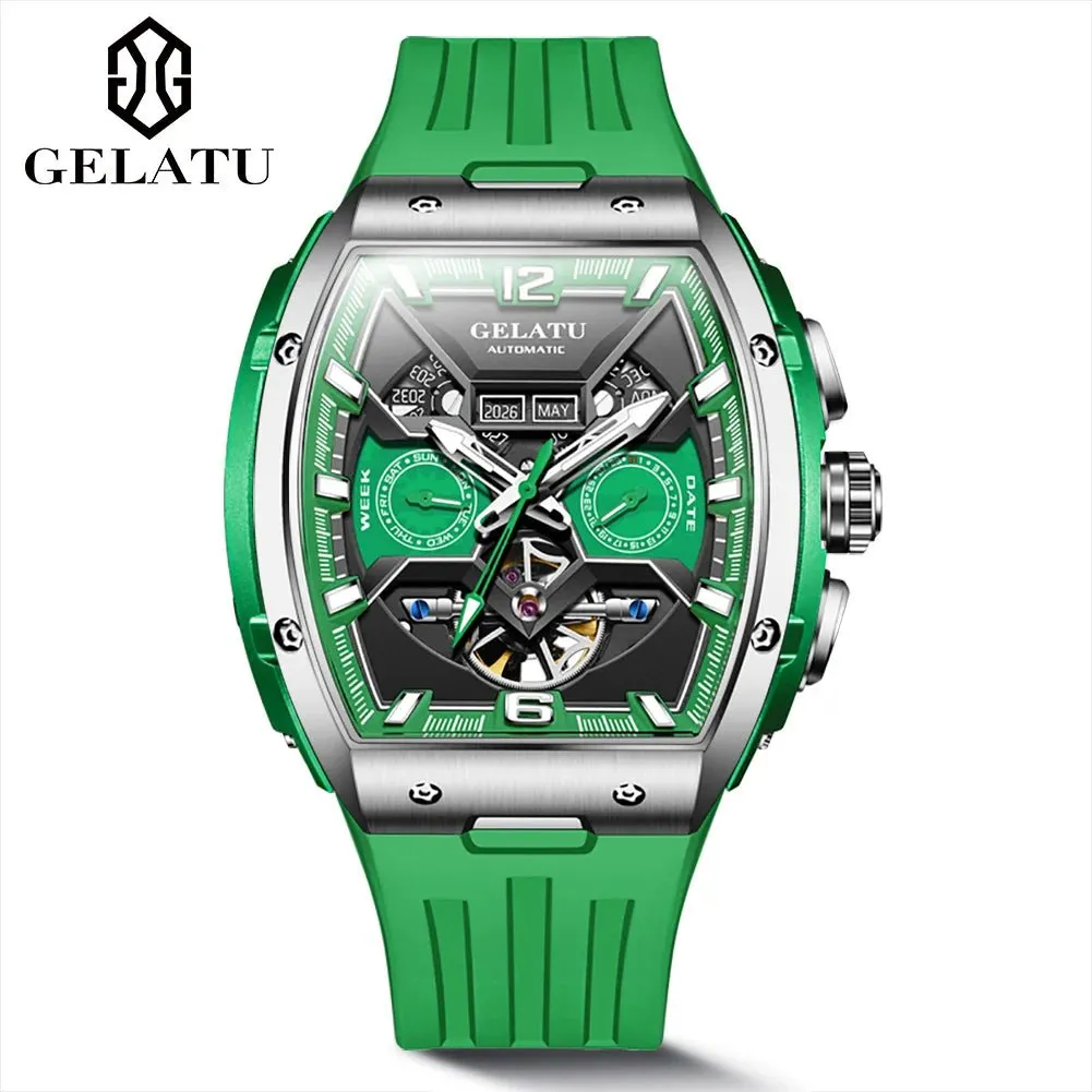 GELATU 6013 Hot Selling Exclusive movement design Mechanical Tourbillon Watch