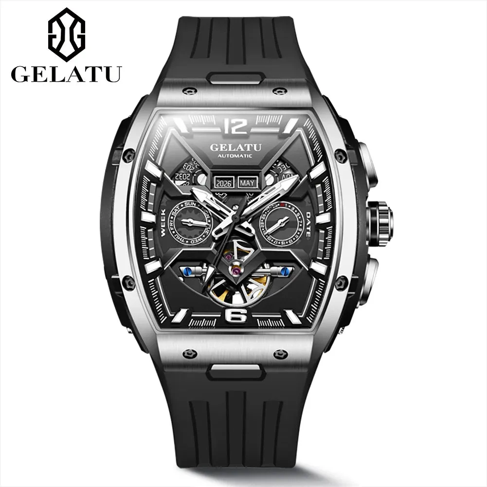 GELATU 6013 Hot Selling Exclusive movement design Mechanical Tourbillon Watch