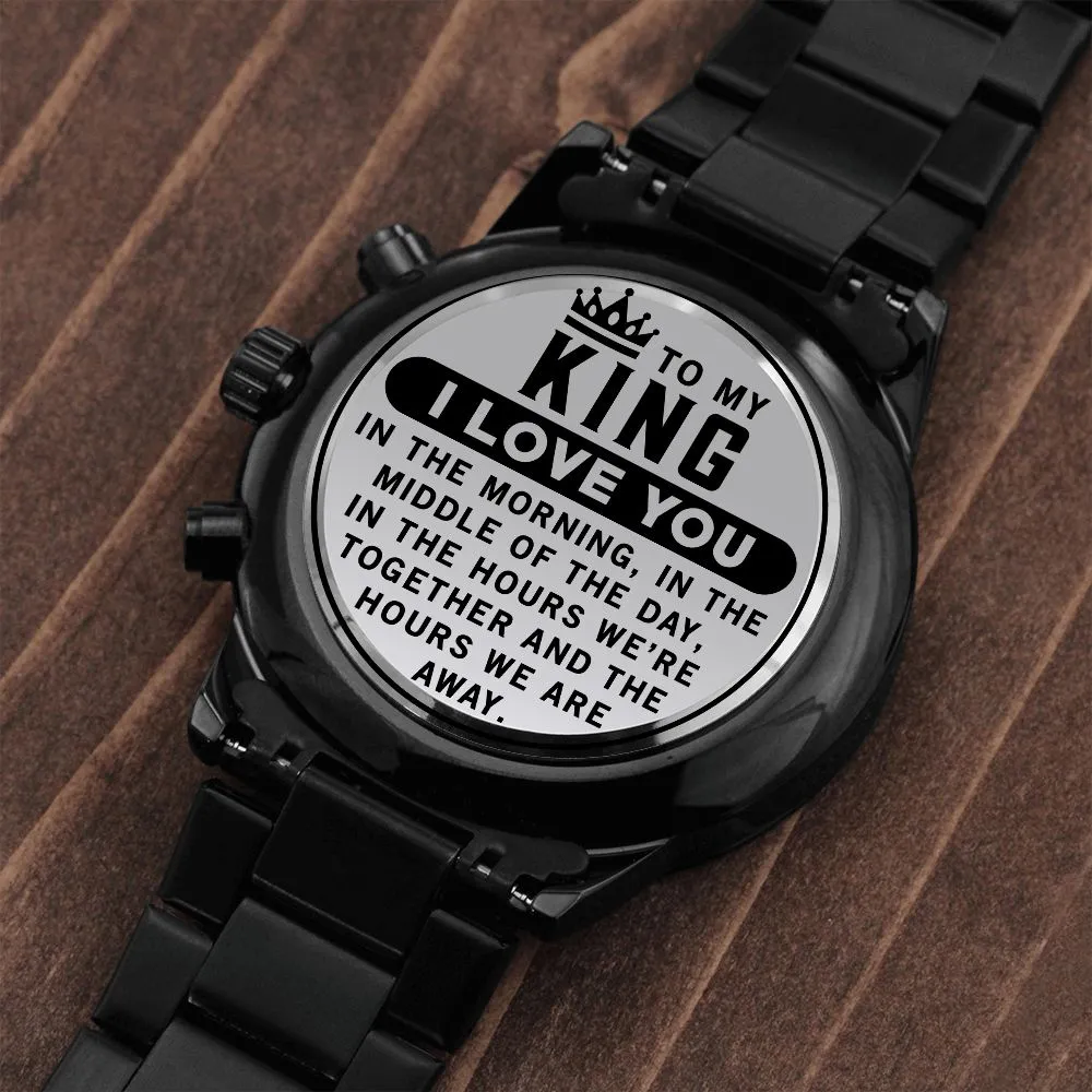 Gifts for Husband Water Resistant Watch, Birthday Anniversary Gift for Him