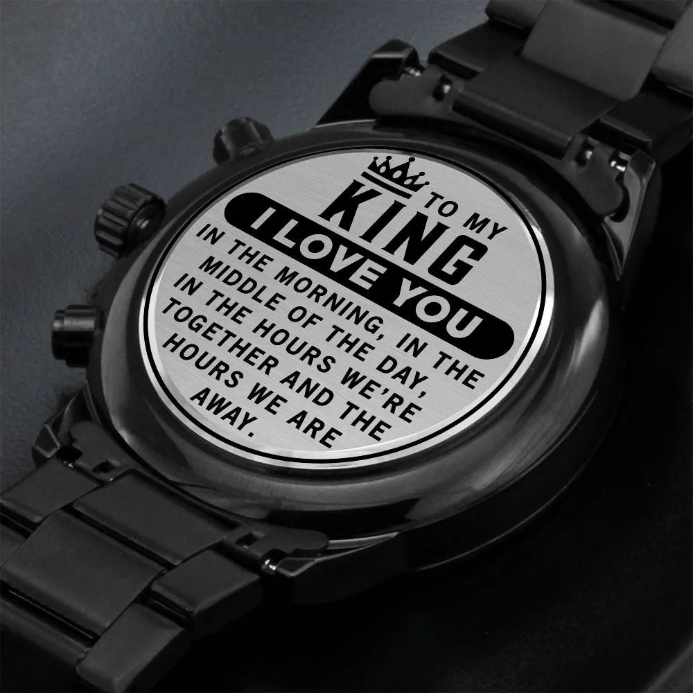 Gifts for Husband Water Resistant Watch, Birthday Anniversary Gift for Him