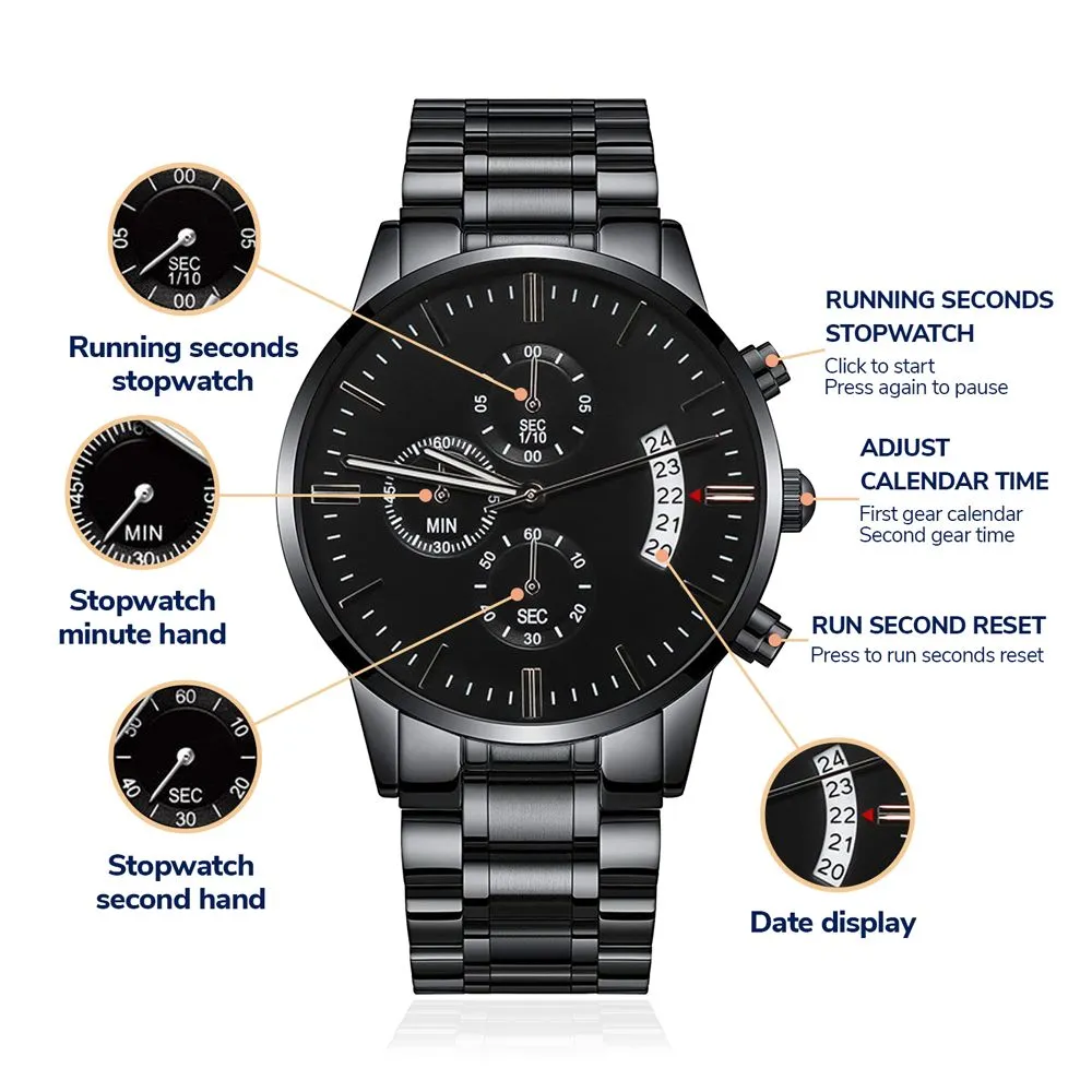 Gifts for Husband Water Resistant Watch, Birthday Anniversary Gift for Him