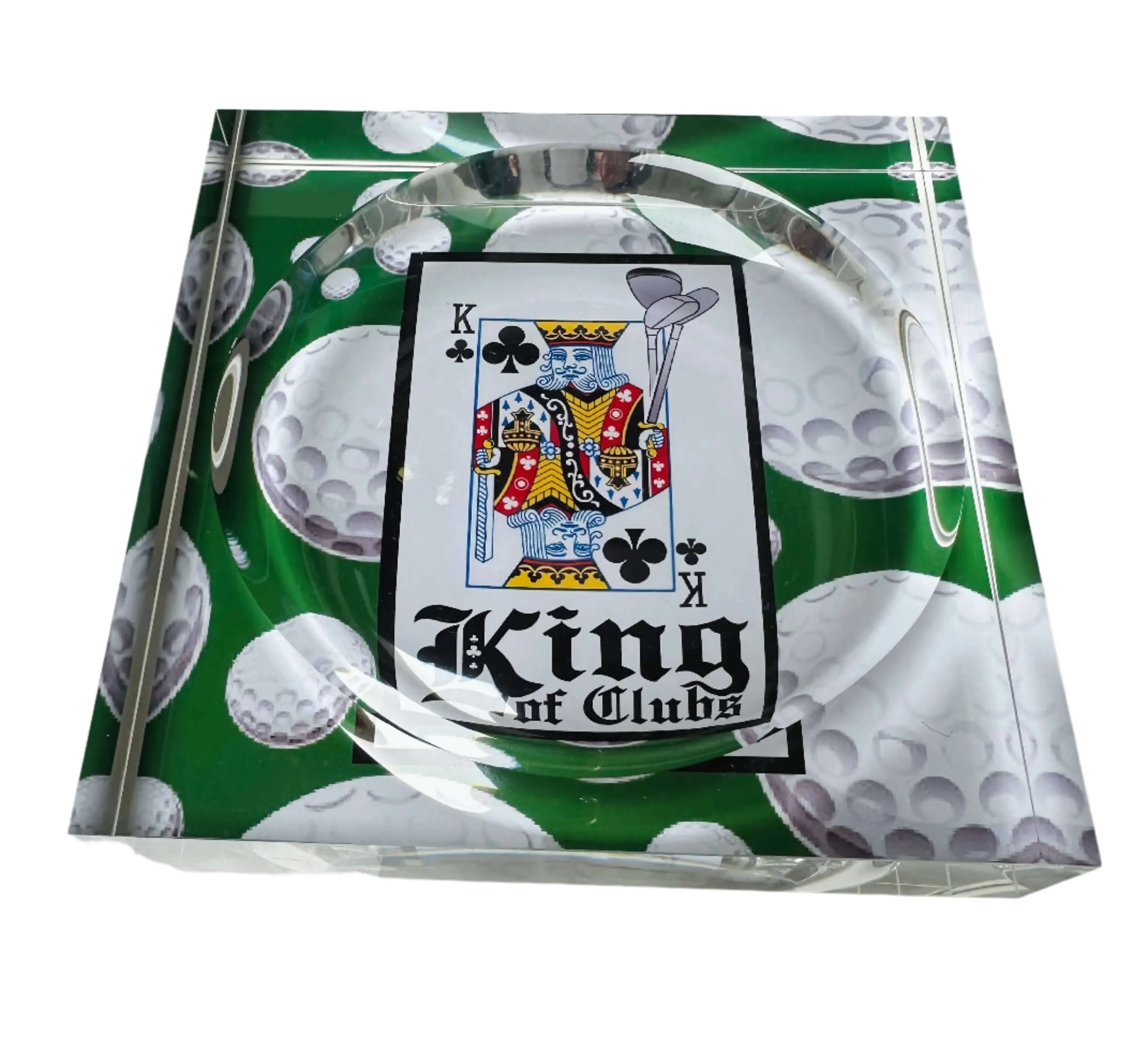 Golf Lover Acrylic Trinket Dish