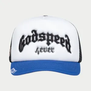 Gs Forever Foam Trucker Hat (Black/Royal) - GO002CAPBLKRYL