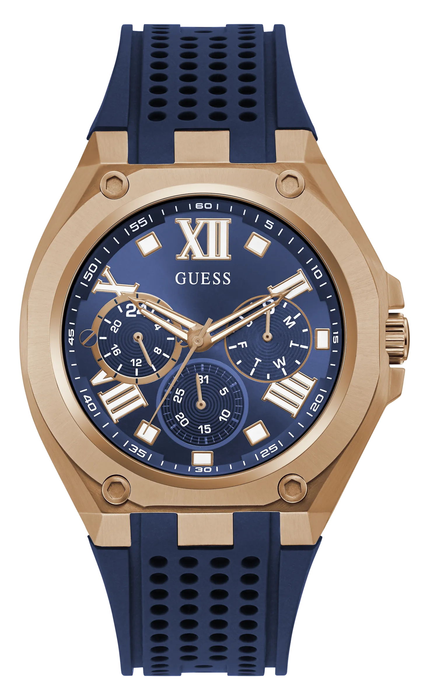 Guess Men Blue Dial Analog Watch - GW0363G2