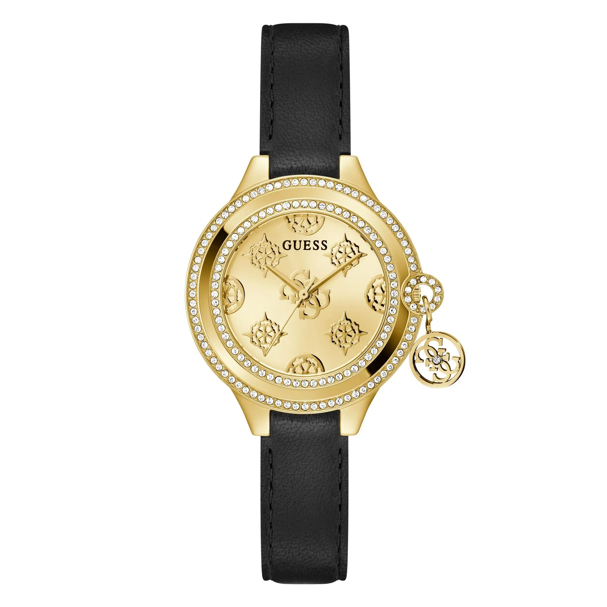 GUESS Women 34 mm Gold Dial Analog Watch- GW0684L3