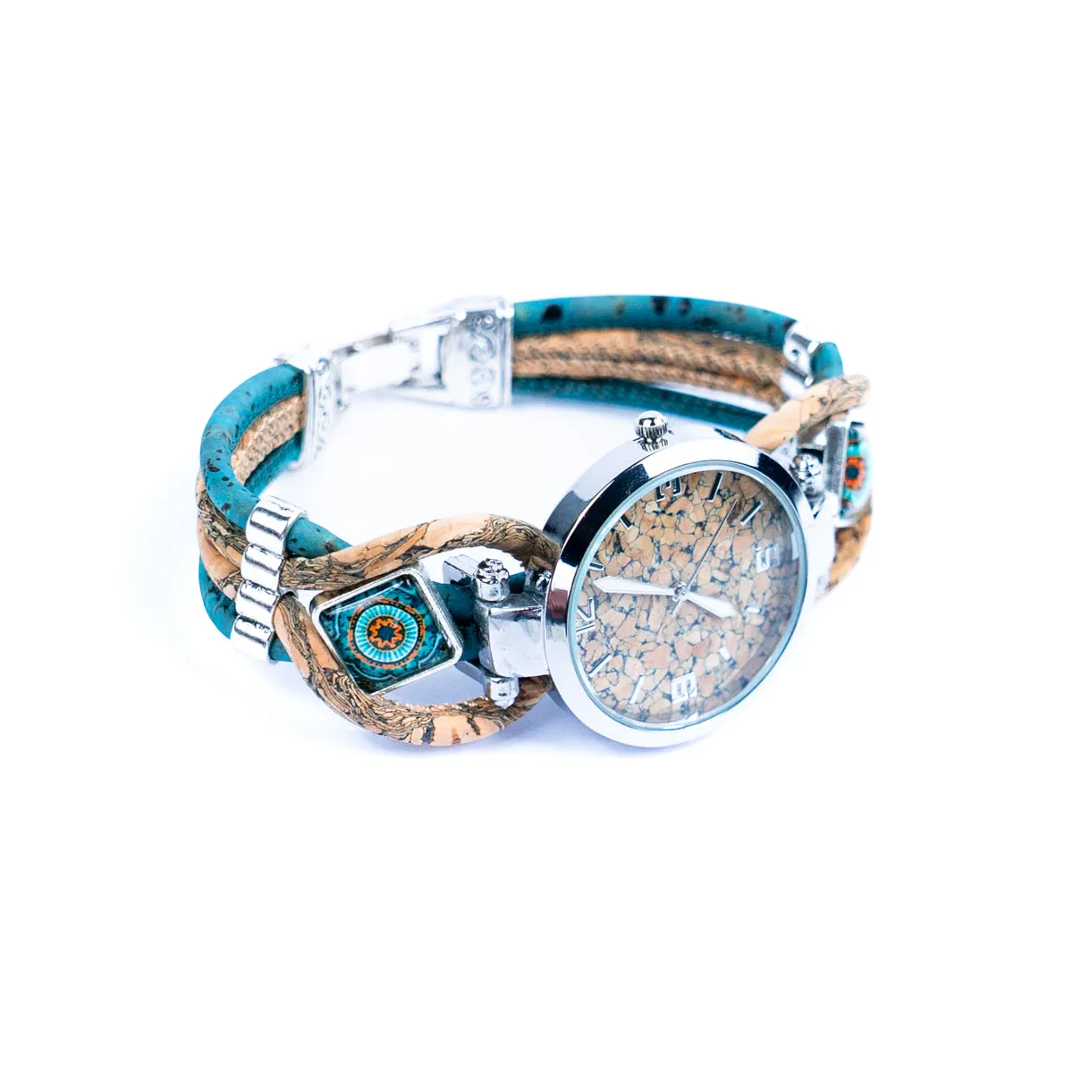 Handmade cork watch for women DIY-022-WITH BOX