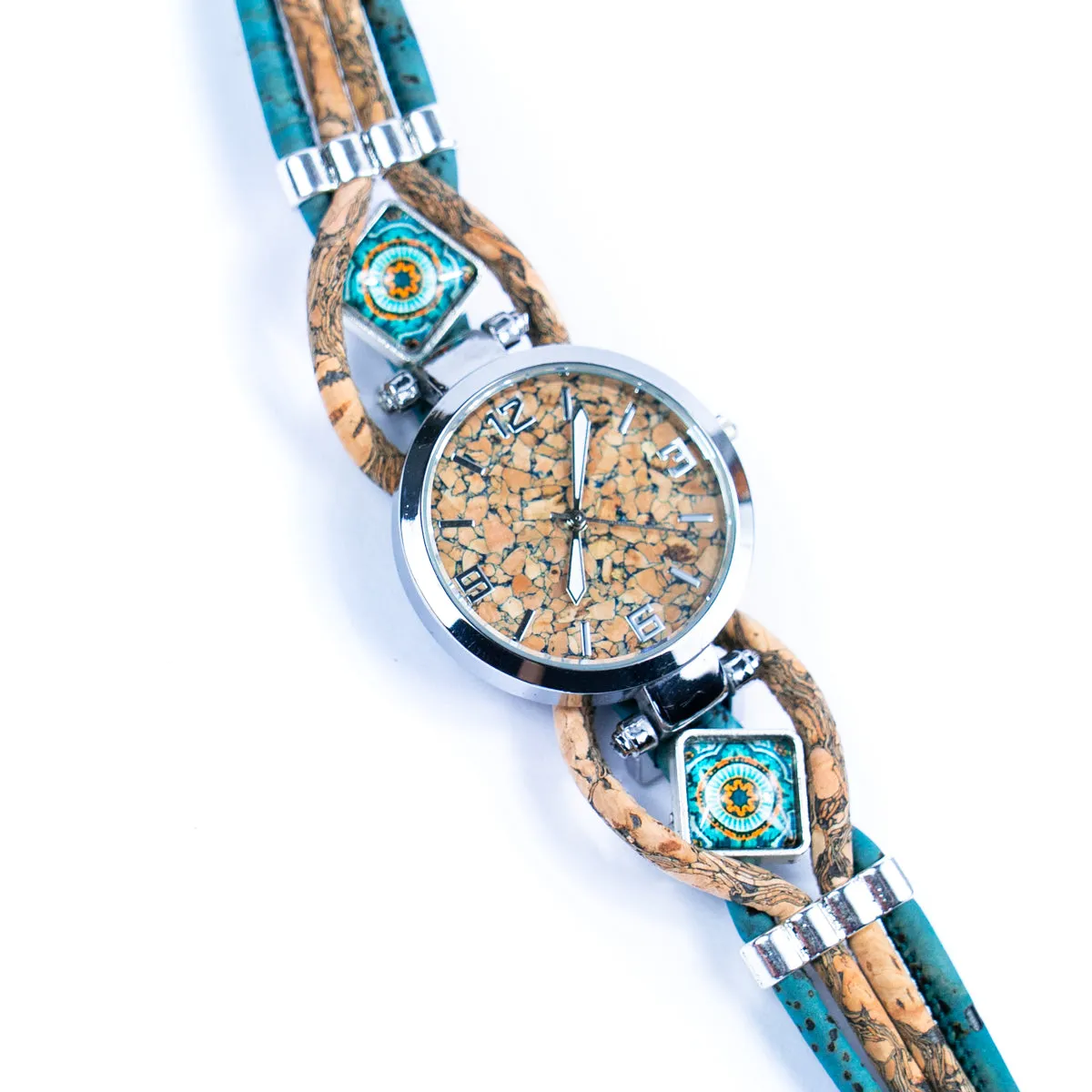 Handmade cork watch for women DIY-022-WITH BOX