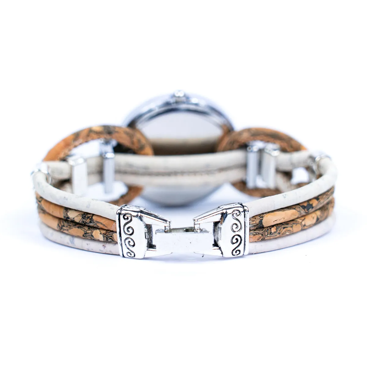 Handmade cork watch for women WA-189 WITH BOX