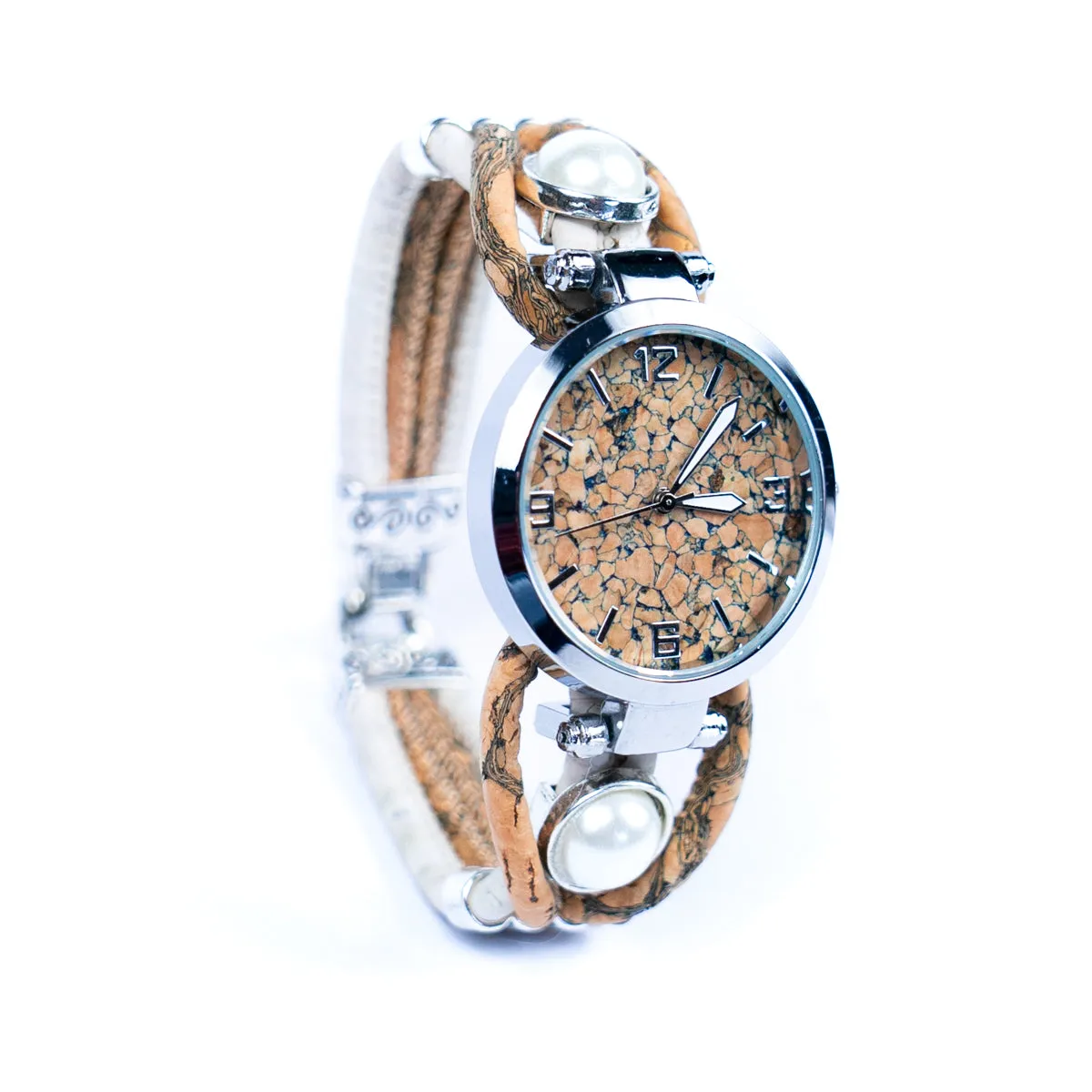 Handmade cork watch for women WA-189 WITH BOX