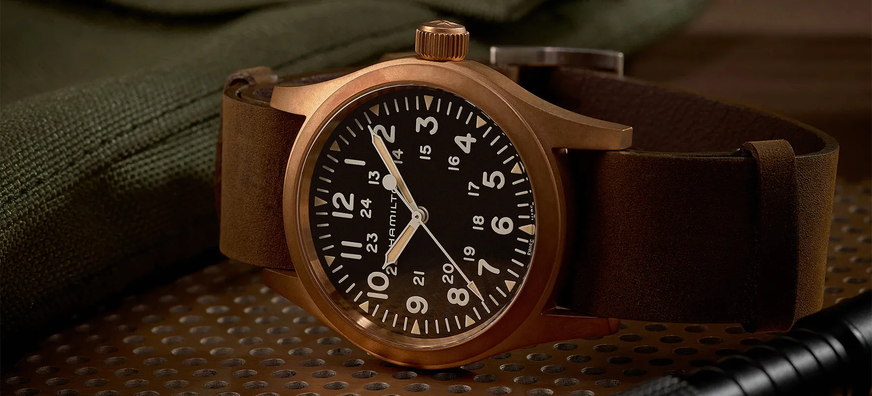 HML Watch Khaki Field Mechanical Bronze