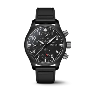 IWC Schaffhausen Pilot's Watch Chronograph Top Gun 41mm  w/ Black Dial