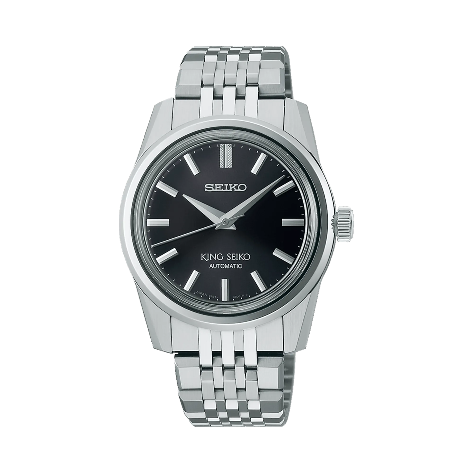King Seiko Men's 37mm Stainless Steel Automatic Watch SPB283J