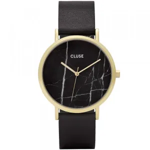 La Roche Petite Leather Black Marble, Gold Colour (CL40004