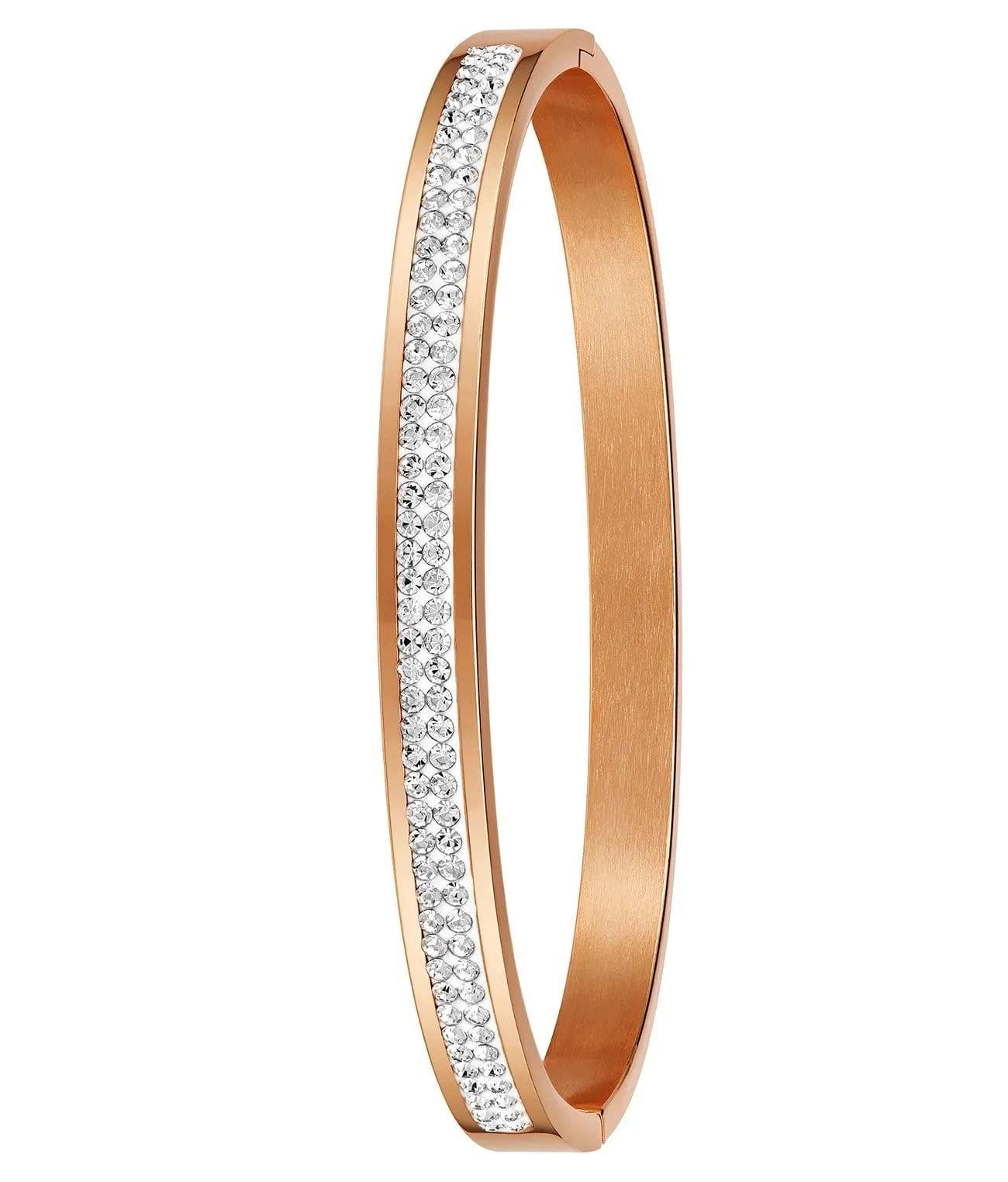 Lily 995.05 Quartz 38mm Classic with Emma Polished Bangle, Sofia Frosted Bangle and Studs